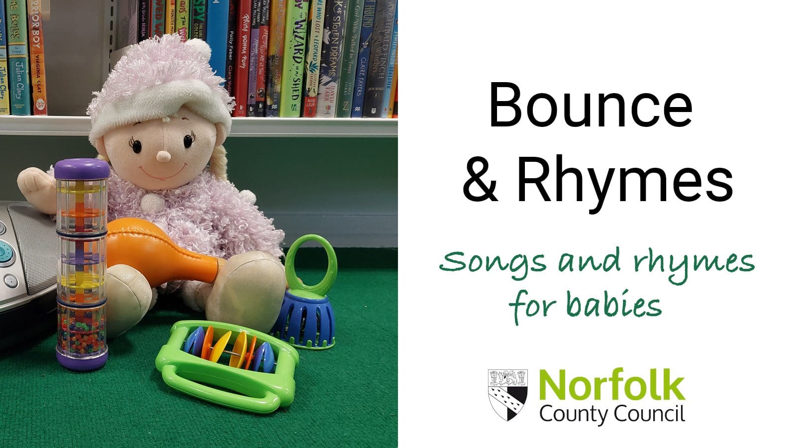 Thetford Bubbly Hub What's On and Events Library Bounce and Rhymes