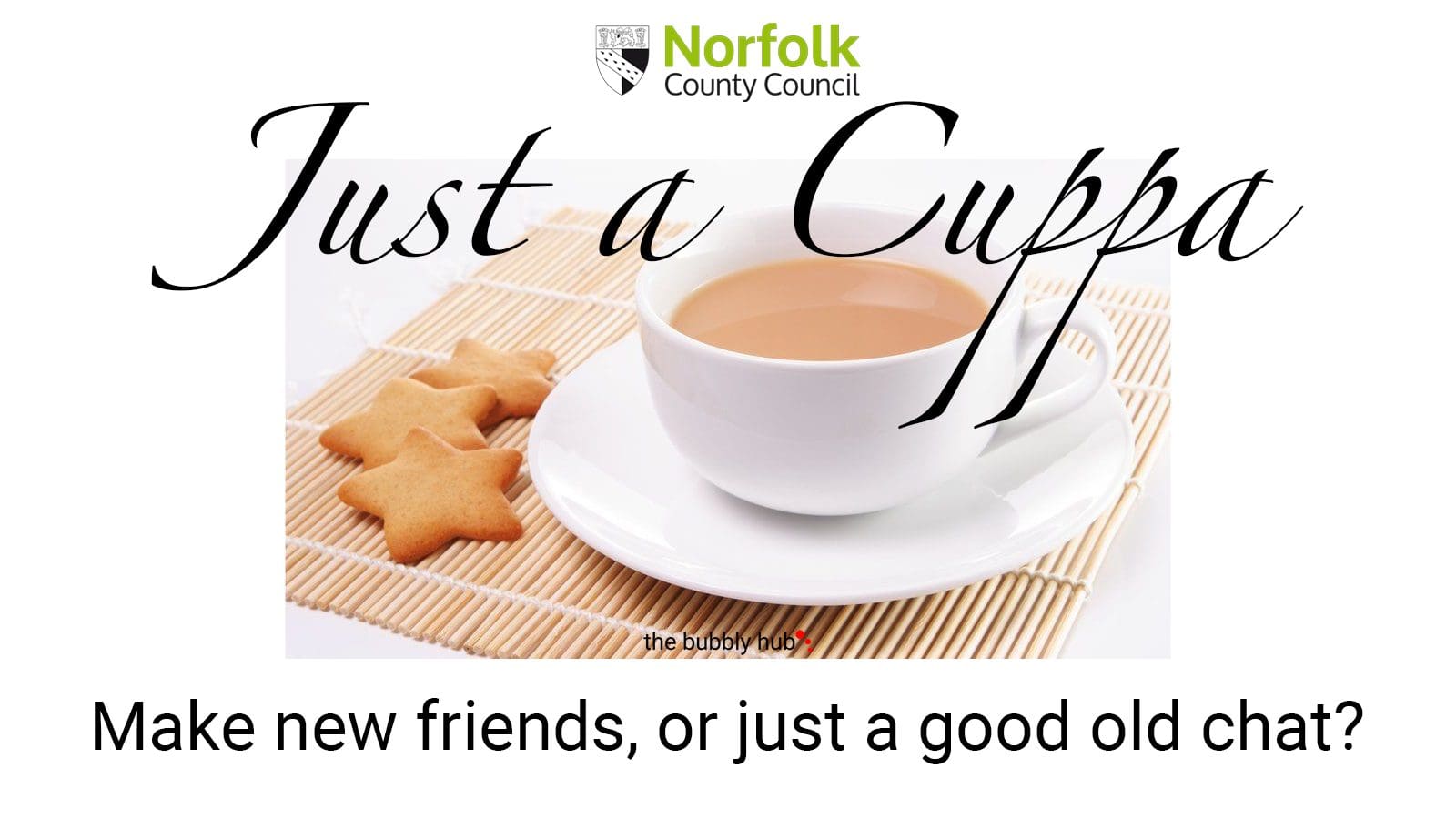 Thetford Bubbly Hub What’ on and all events near me just a cuppa