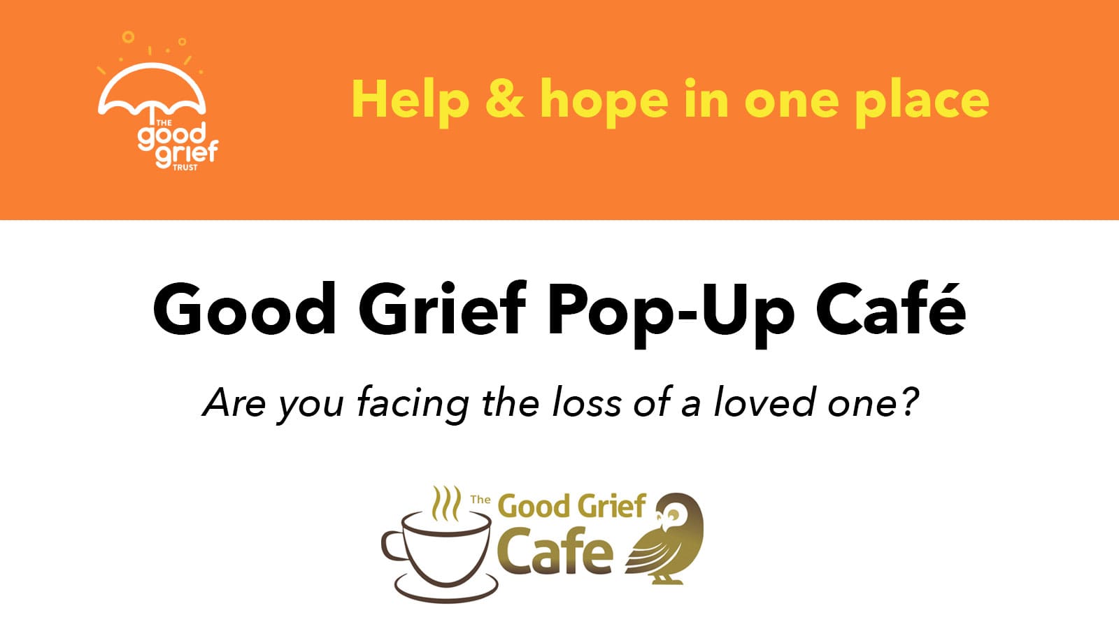Thetford Bubbly Hub What's On Events Grief Cafe