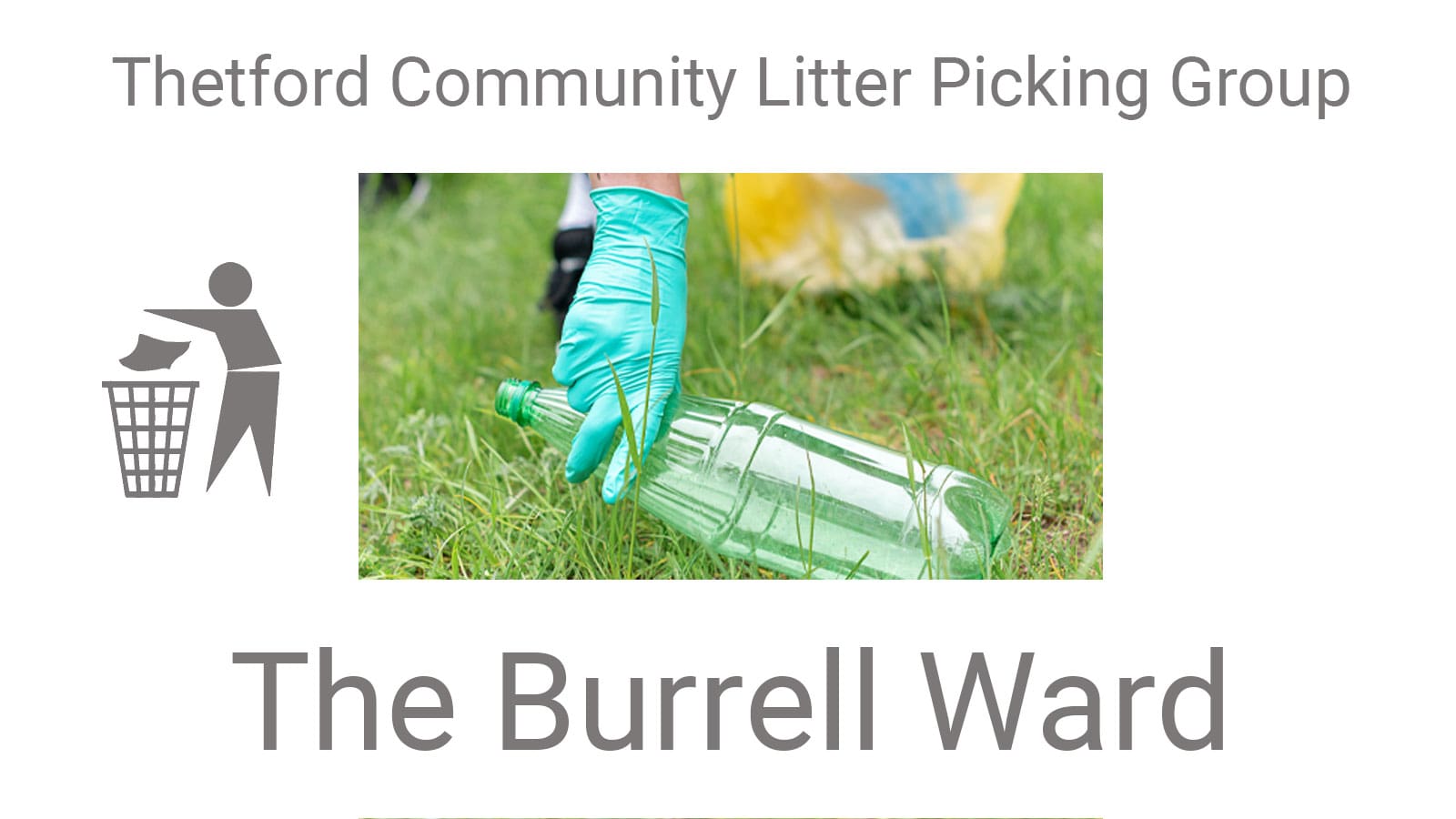 Thetford Bubbly Hub What's On Events Listing Burrell Ward Litter Pick