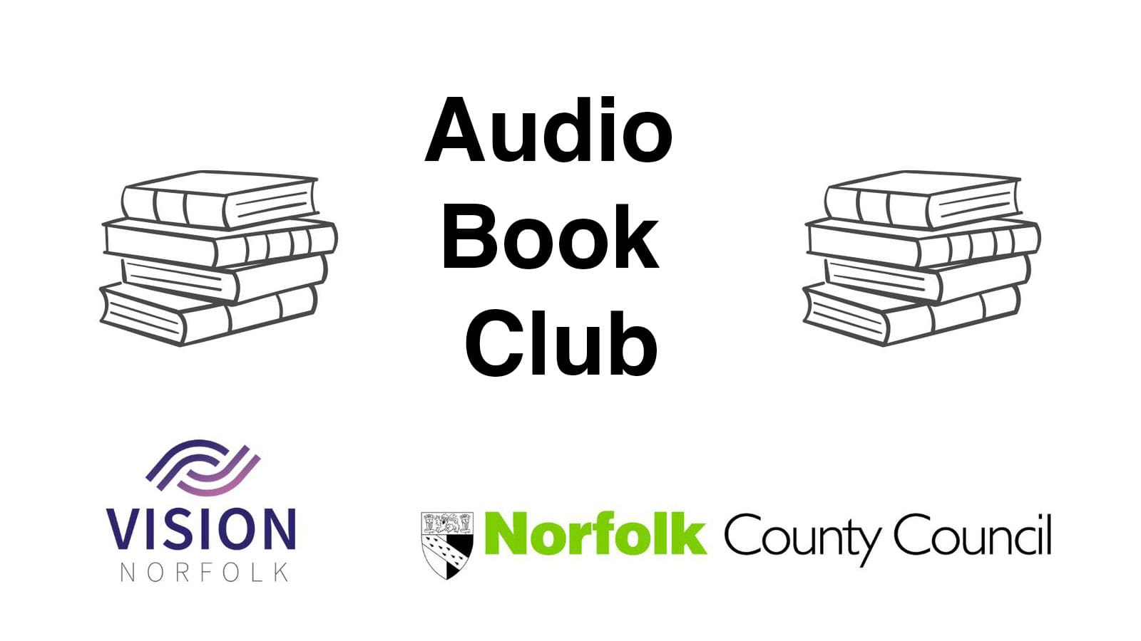 Thetford Bubbly Hub what's on and events library vision Norfolk audio book club
