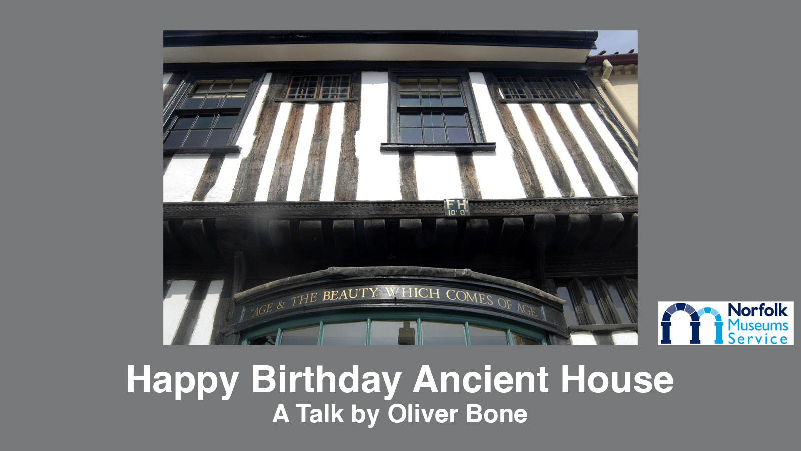 Thetford Bubbly Hub What's On and Events Happy Birthday Ancient House Talk Oliver Bone