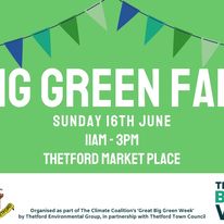 Thetford Bubbly Hub What's On and Events Thetford's Big Green Fair at The Market Place