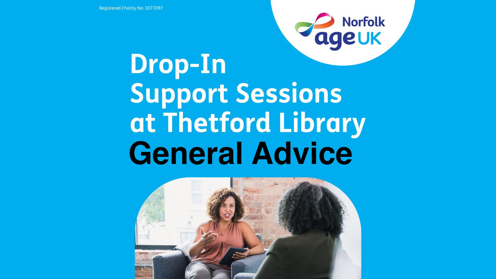 Thetford Bubbly Hub what's on and events Age UK Thetford Library