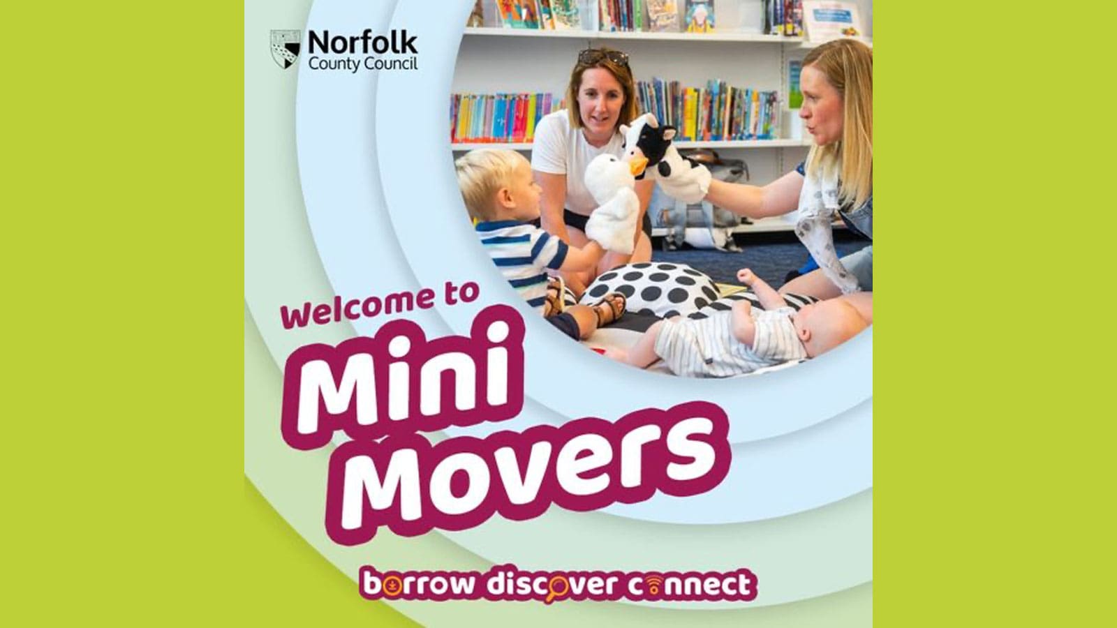 Thetford Bubbly Hub what's on and events Mini Movers Library