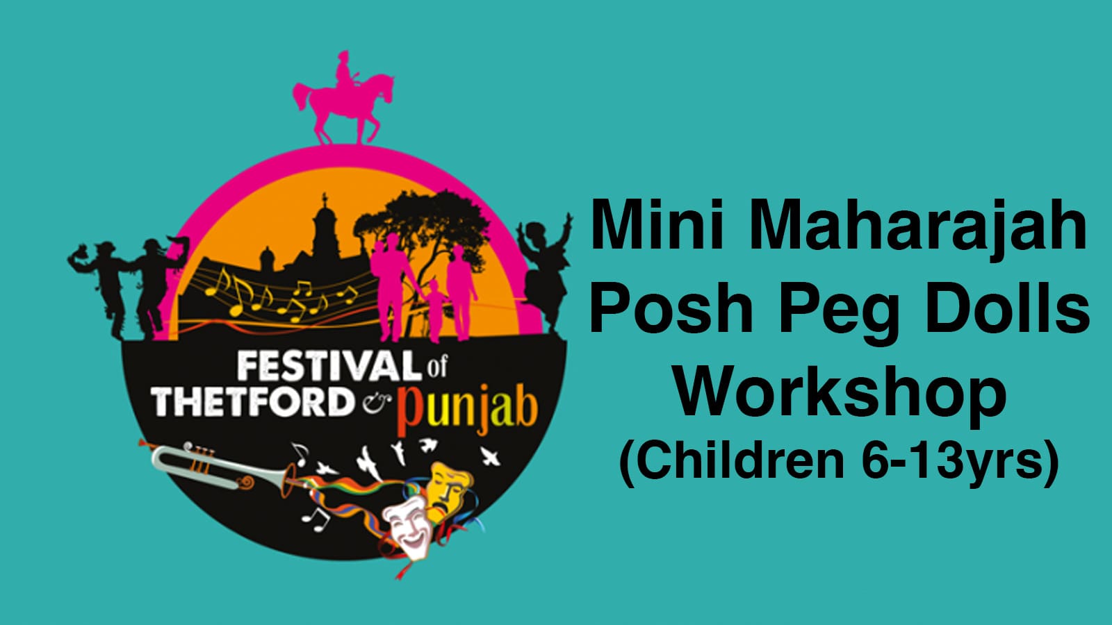 Thetford Bubbly Hub what's on and events Festival of Thetford and Ancient House Mini Maharajah Mini Peg Dolls Children
