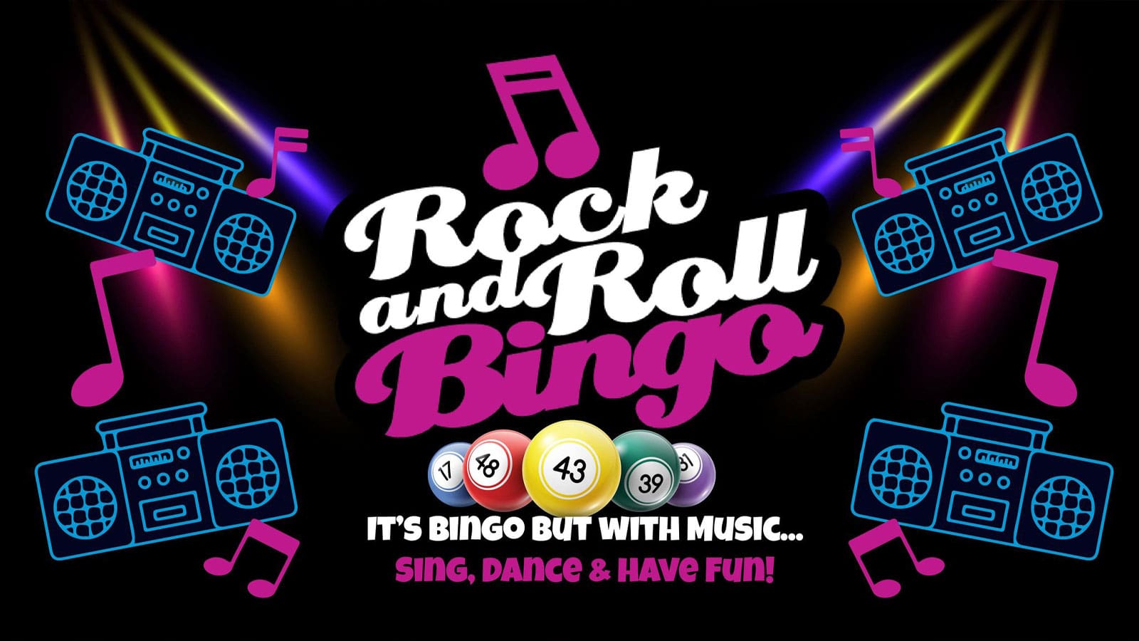 Thetford Bubbly Hub What’s On and Events Rock and Roll Bingo at Ex Men's Service Club