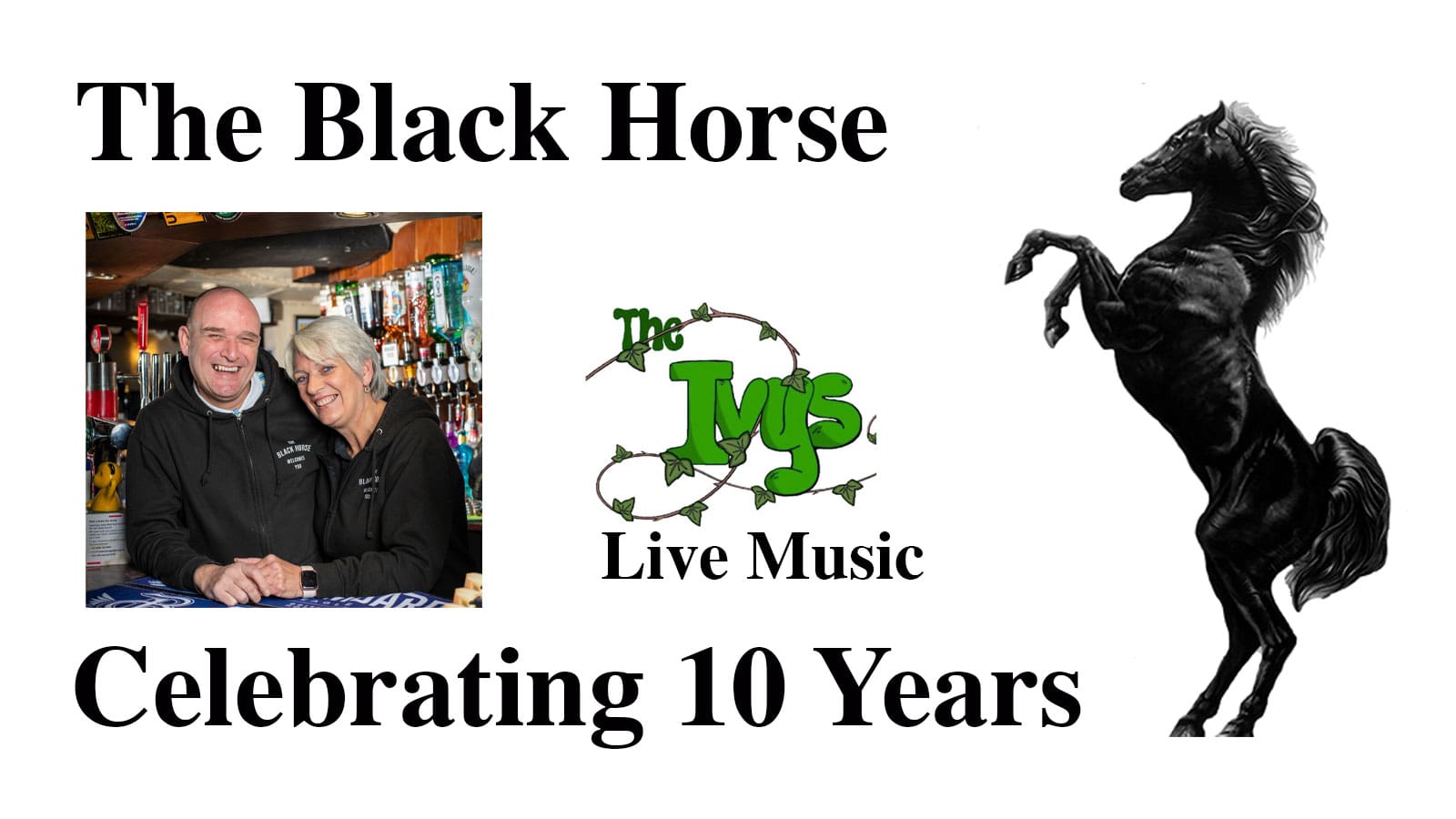 Thetford Bubbly Hub what's on and events Black Horse 10 Year Celebration