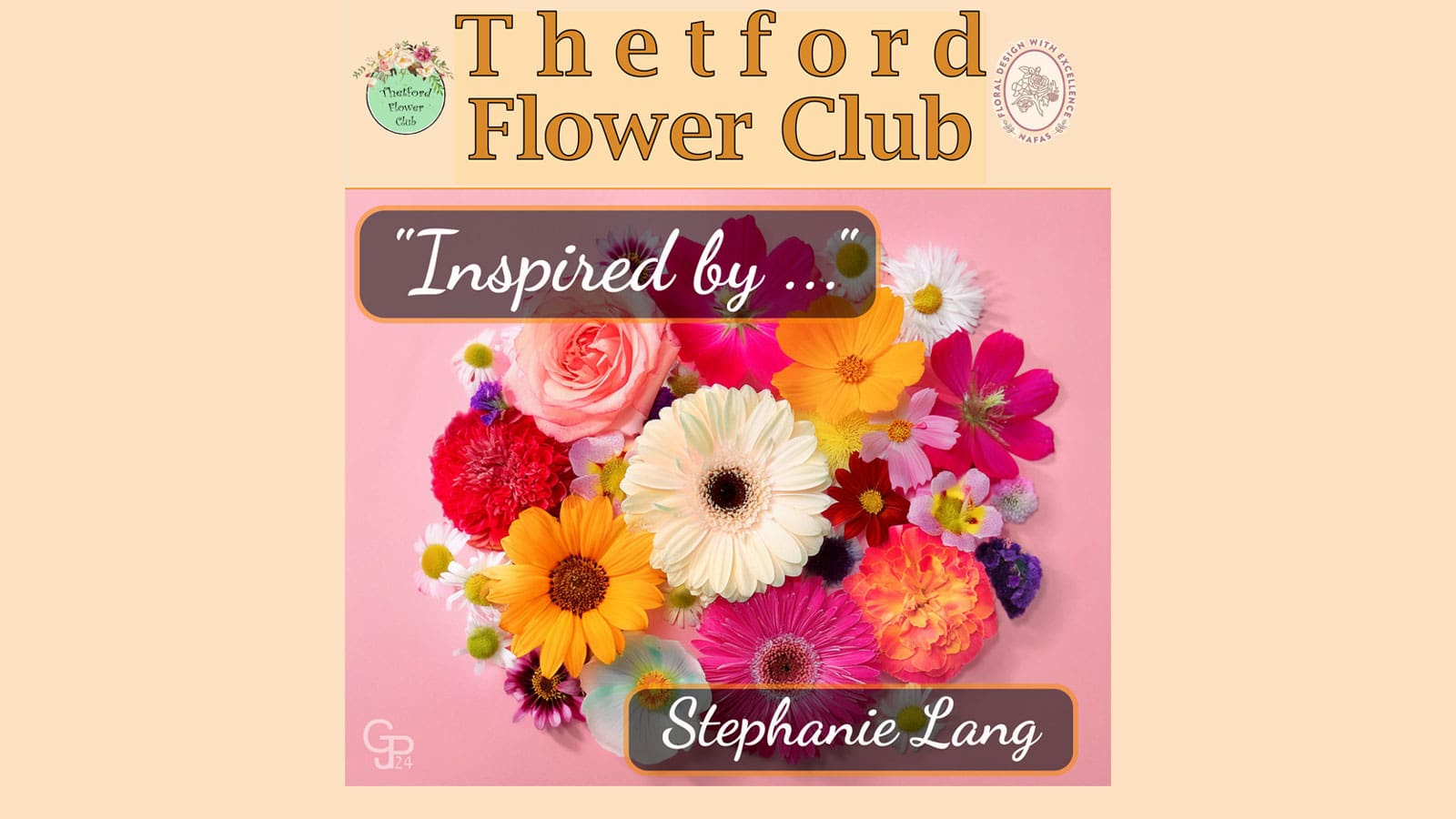 Thetford Bubbly Hub what's on and events Thetford flower club Stephanie Lang