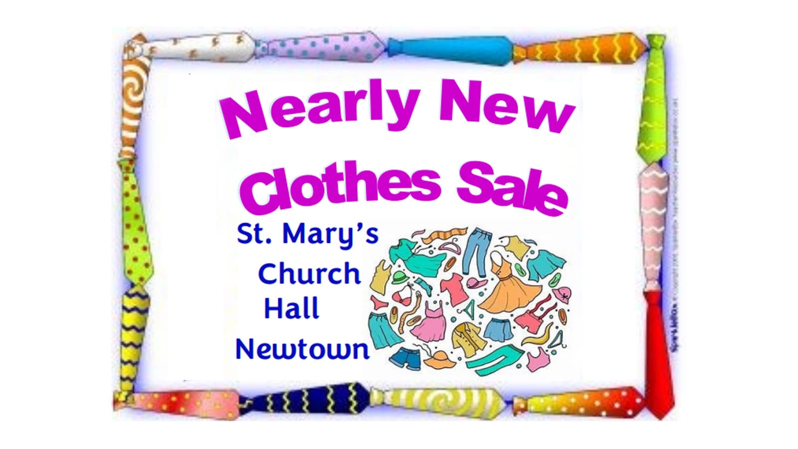 Thetford Bubbly Hub what's on and events St Marys Nearly New Clothes Sale