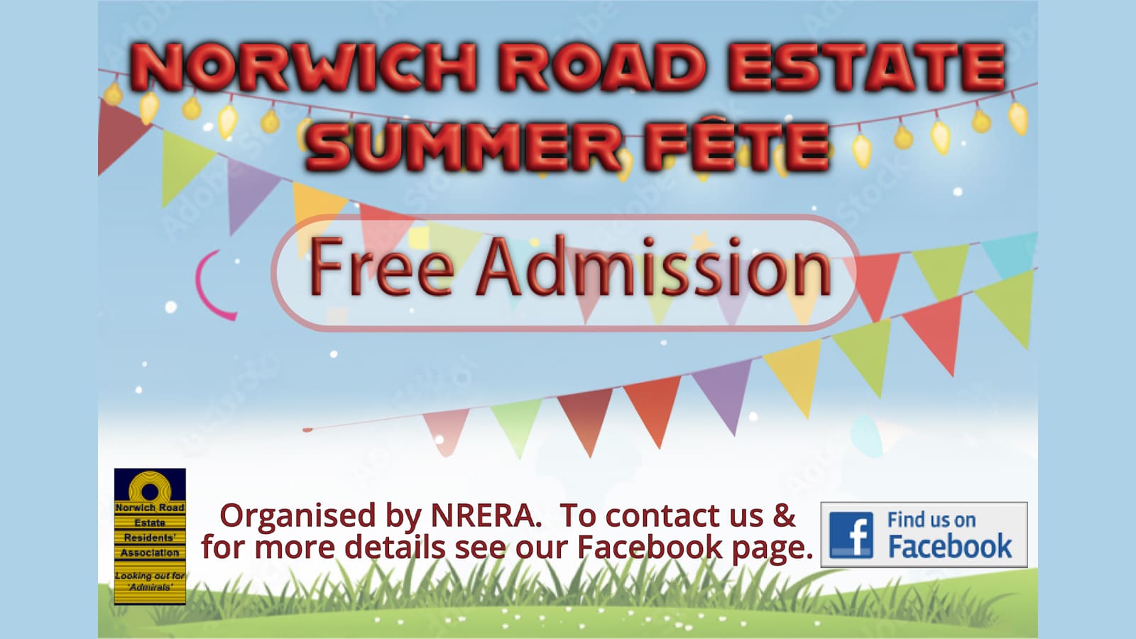 Thetford Bubbly Hub what's on and events Norwich Road Estate Resident's Association Summer Fete