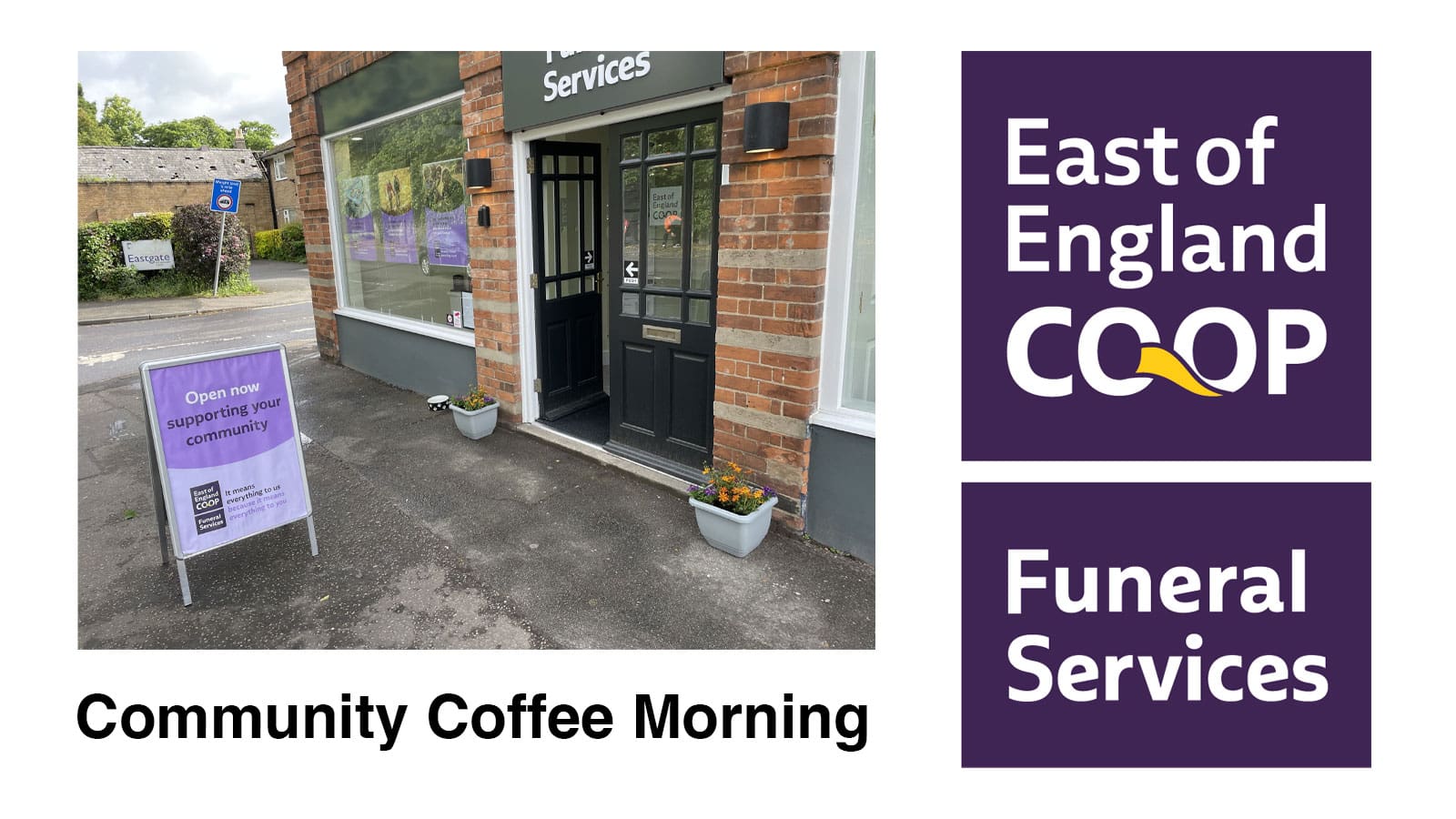 Thetford Bubbly Hub what's on and events Cooperative Funeral Coffee Morning