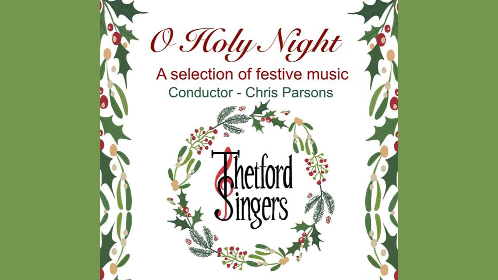 Thetford Bubbly Hub what's on and events Thetford Singers A Holy Night