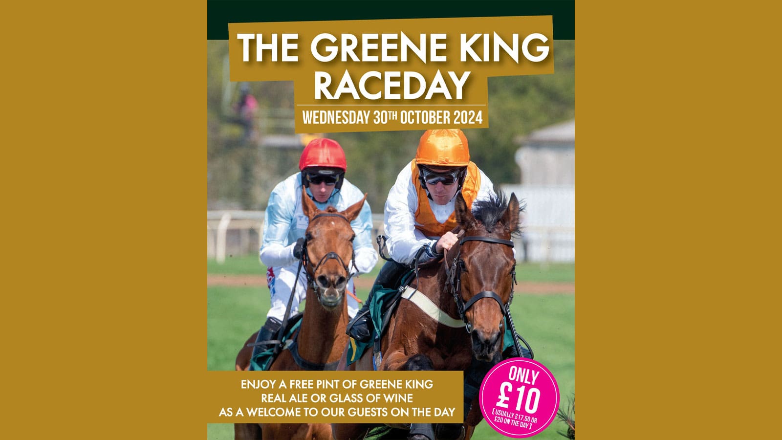 Thetford Bubbly Hub what's on and events Greene King Race Day Ex Service Club