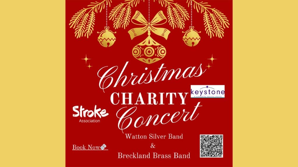 Thetford Bubbly Hub what's on and events Breckland Brass Watton Silver Band Christmas Concert