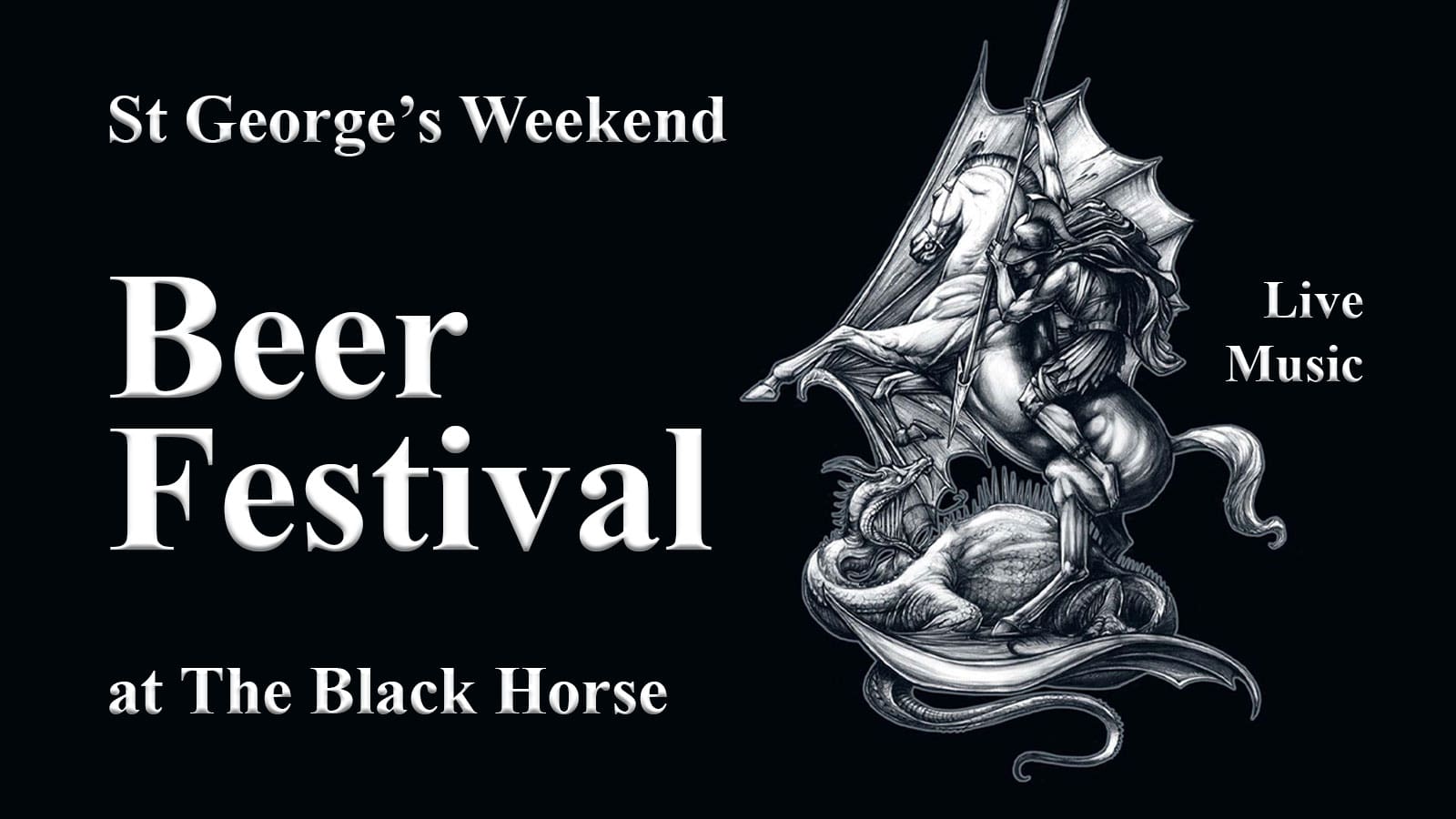 Thetford Bubbly Hub what's on and events St George's Beer Festival Black Horse Live Music Beer Cider