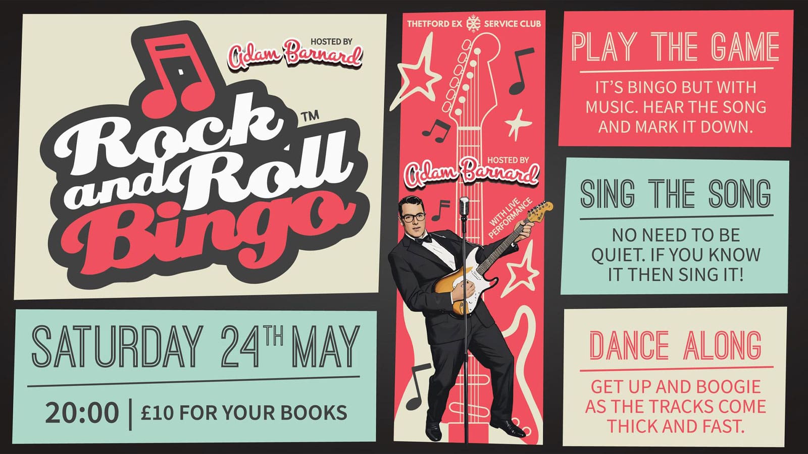 Thetford Bubbly Hub what's on and events Live Music Rock'n'Roll Bingo, ExService