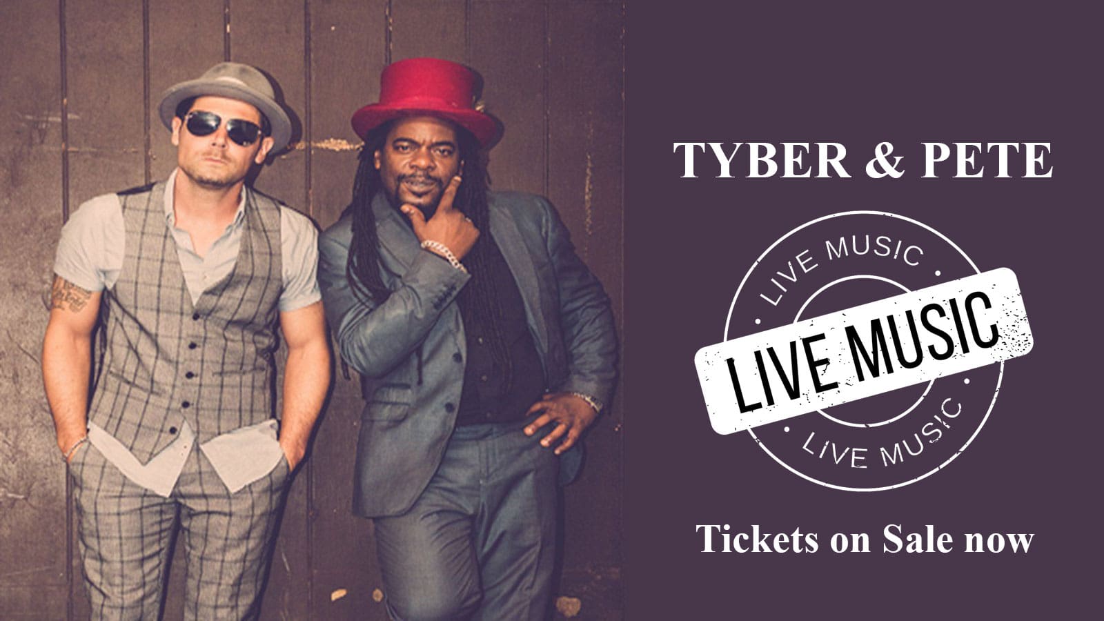 Thetford Bubbly Hub what's on and events Tyber and Pete Live Music Railway Tavern Thetford